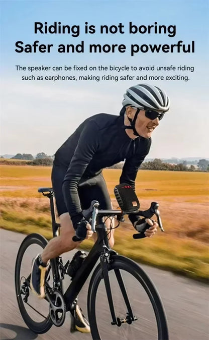 Outdoor Bicycle Bluetooth Speaker Portable Wireless Sound Box Rechargeable Handlebar Speaker Waterproof Bluetooth Speaker