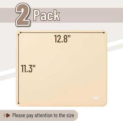 - Mouse Pad, 12.8"X11.3", 2 Pack, Light Pink Mouse Pads for Wireless Mouse, Computer Mouse Pad Gaming, Mouse Pad for Laptop