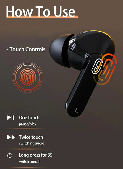 Audifonos Traductor De 140 Idiomas Auriculares Ingles Español Inalambrico Negro