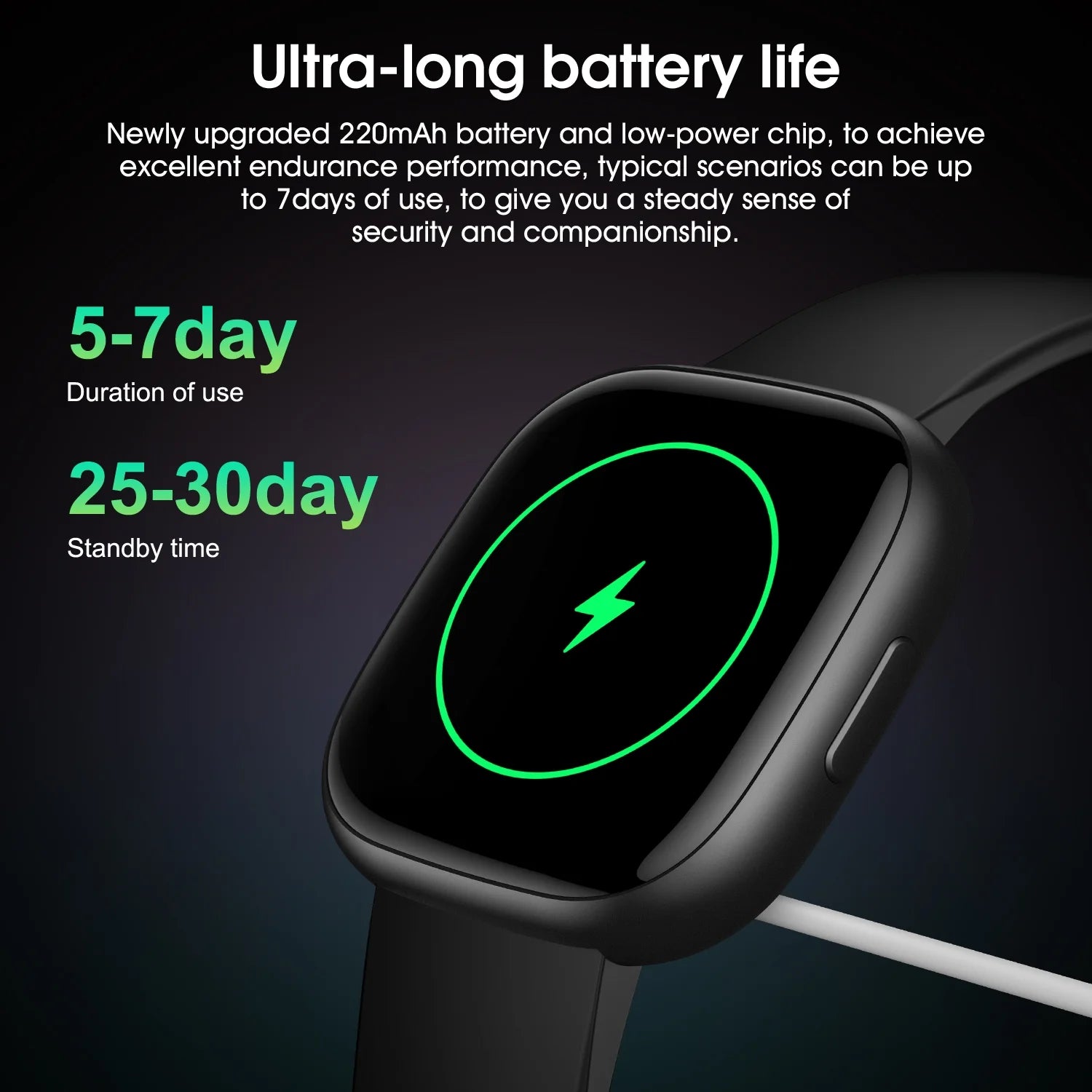 2025 Women'S Smartwatch, 1.72 Inch, Sports Tracker for Men and Women, Answer / Make Calls / Multiple Sports Modes / Information Reminders, Ip67 Waterproof Fitness Tracker for Android(Black)