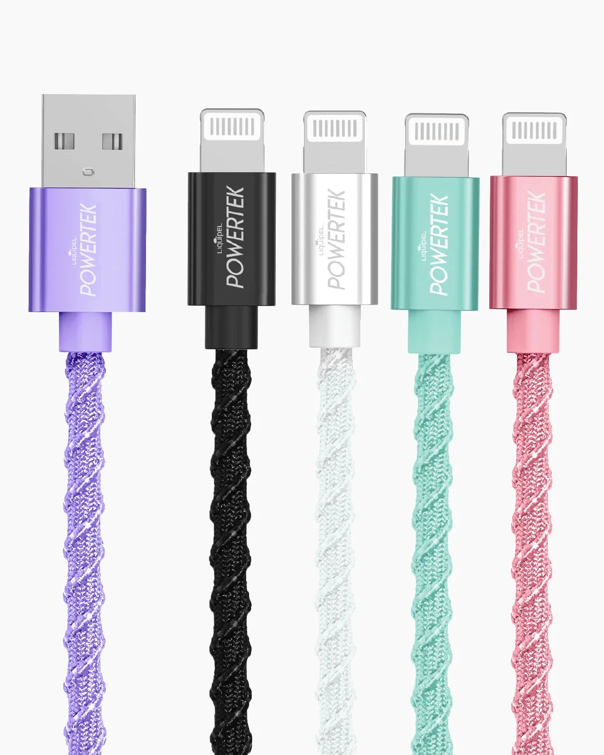Ipad & Iphone Charger Cable, Fast Charging 6Ft MFI Certified Lightning to USB Cord, Twizzler Purple