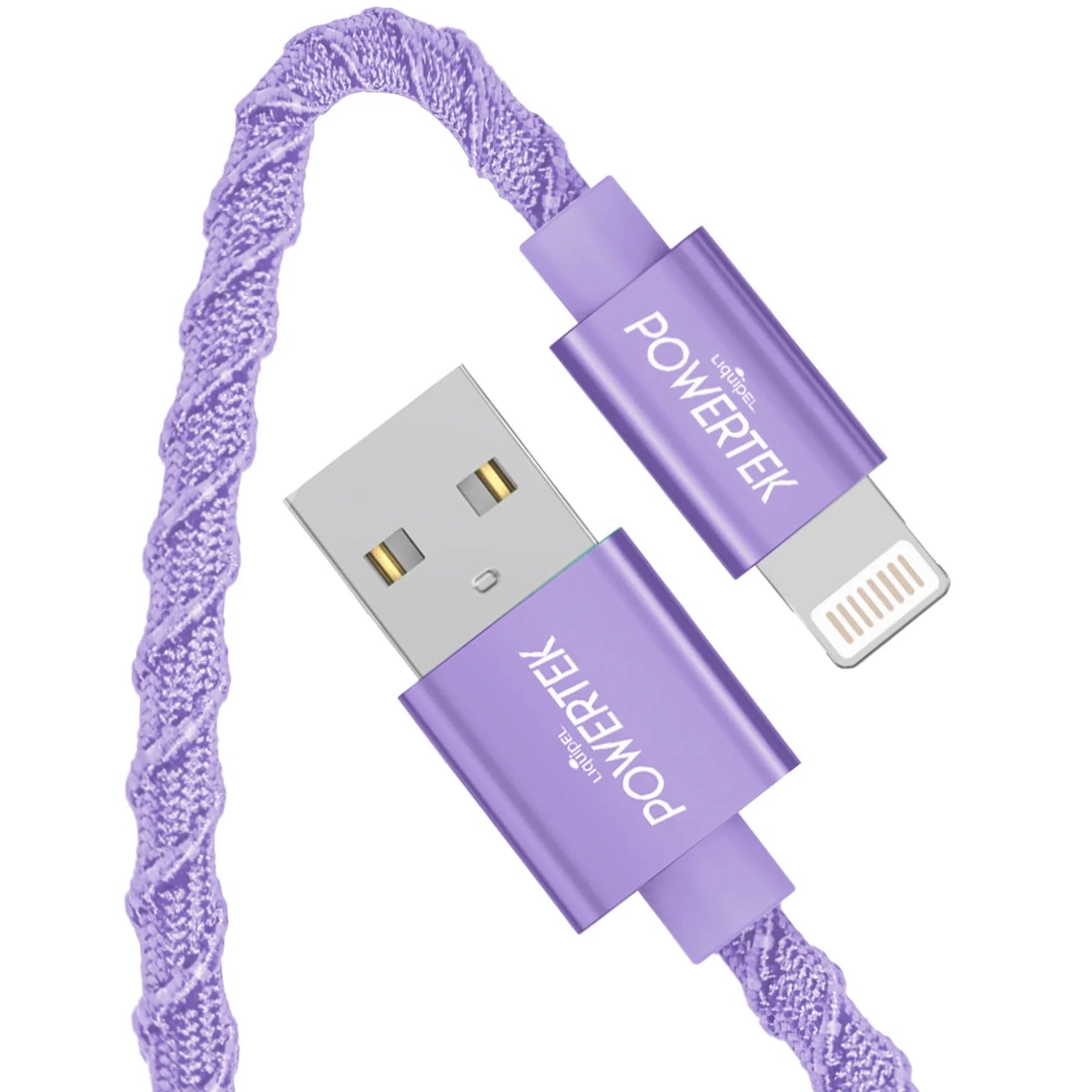 Ipad & Iphone Charger Cable, Fast Charging 6Ft MFI Certified Lightning to USB Cord, Twizzler Purple