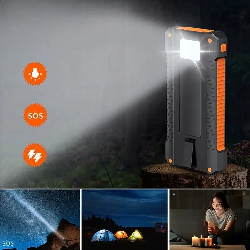 Xiaomi 50000Mah Large-Capacity Portable Outdoor Power Bank Waterproof Solar Charging Emergency Power Bank for Iphone Samsung