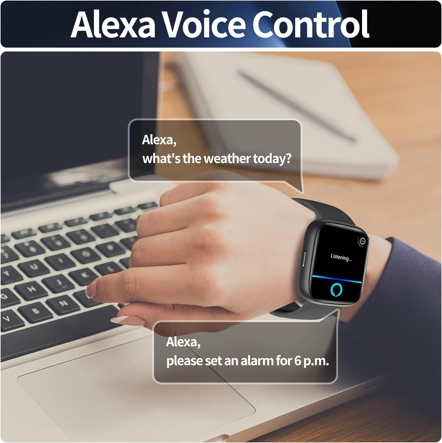 Smart Watch, Fitness Tracker Smart Watches, Activity Monitor Smart Watch for Men Women