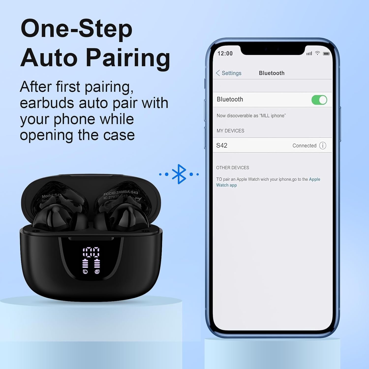 Samsung Wireless Earbuds, Bluetooth 5.3 Headphones for Samsung Galaxy S25 Ultra