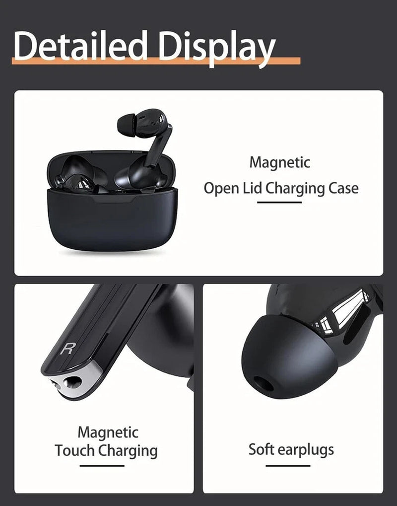 Audifonos Traductor De 140 Idiomas Auriculares Ingles Español Inalambrico Negro