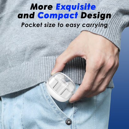 Wireless Earbuds, Bluetooth 5.3 Headphones Stereo Earphones 24Hrs Playtime, IPX7 Waterproof Earphones, Bluetooth Earbud with Touch Control for Android Ios,White