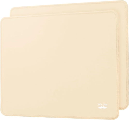 - Mouse Pad, 12.8"X11.3", 2 Pack, Light Pink Mouse Pads for Wireless Mouse, Computer Mouse Pad Gaming, Mouse Pad for Laptop