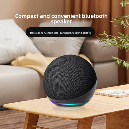 Subwoofer Wireless Bluetooth Speaker Spherical Card-Insertion Card Smart Bluetooth Speaker Multi-Color USB Outdoor Small Speaker
