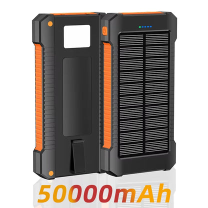 Xiaomi 50000Mah Large-Capacity Portable Outdoor Power Bank Waterproof Solar Charging Emergency Power Bank for Iphone Samsung