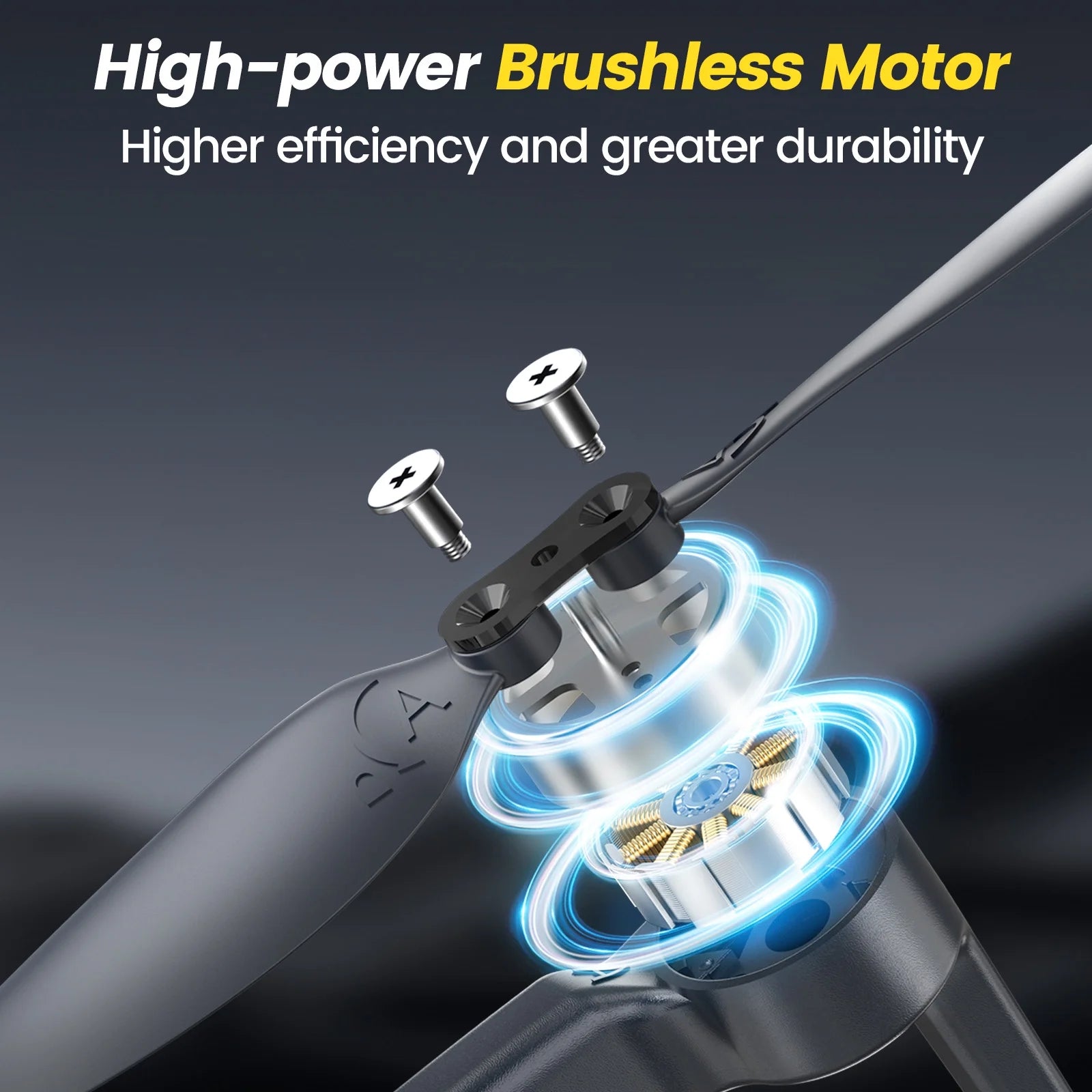 WF31 Drones with Camera for Adults 4K, GPS Foldable Quadcopter, 50 Min Flight Time, Black