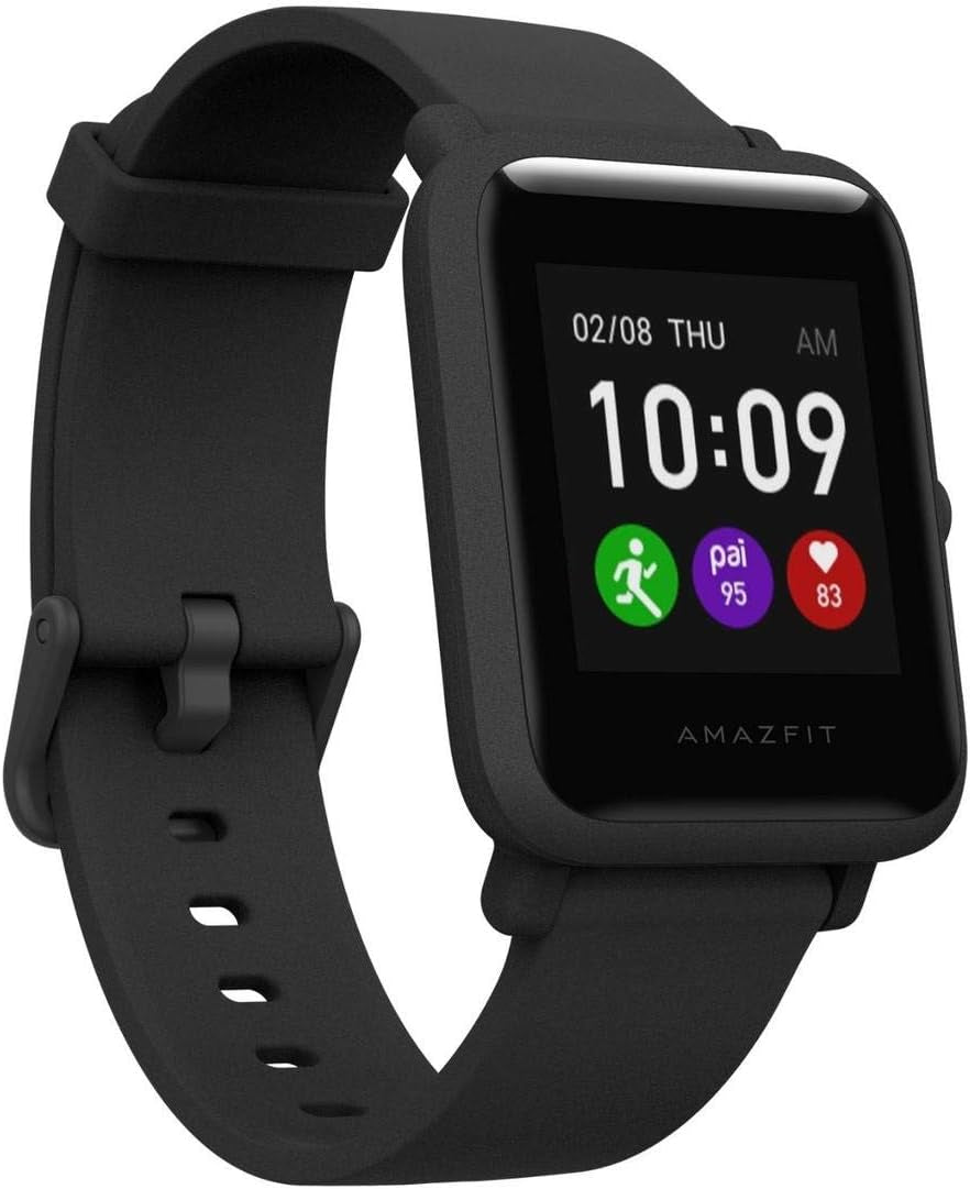 Bip U Pro Smart Watch with Alexa Built-In for Men Women, GPS Fitness Tracker with 60+ Sport Modes, Blood Oxygen Heart Rate Sleep Monitor, 5 ATM Water Resistant, for Iphone Android(Black)