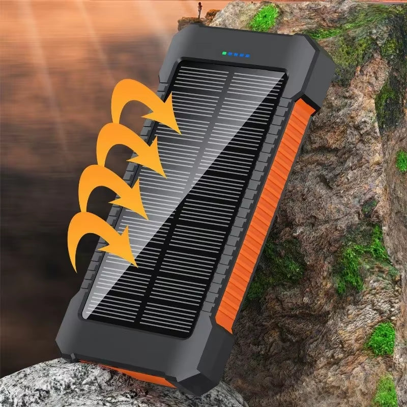 Xiaomi 50000Mah Large-Capacity Portable Outdoor Power Bank Waterproof Solar Charging Emergency Power Bank for Iphone Samsung