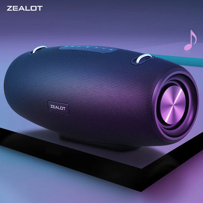 -S67 60W Portable Bluetooth Speaker Outdoor Party Speaker Big Loud Speaker Excellent Bass Performace 3D Speaker