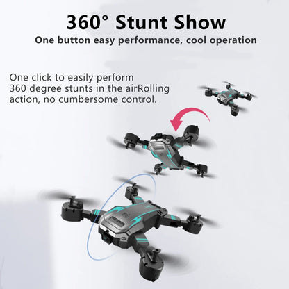 Drone with Camera for Adults Kids 1080P 8K HD Dual Camera Remote Control Drone RC Aircraft Quadcopter W/ 3 Batteries for Long Flight Mini Foldable Drone for Beginners Toys Gifts for Boys Girls