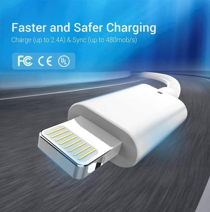 Lightning Cable Mfi Certified, 3Pack 6FT Iphone Charging Cable, USB a to Lightning Charger Cable for Iphone 14 plus 13 Pro Max 12 11 Pro Max Xs Max X 8Plus 7Plus 6S Ipad Mini 6 Ipod White