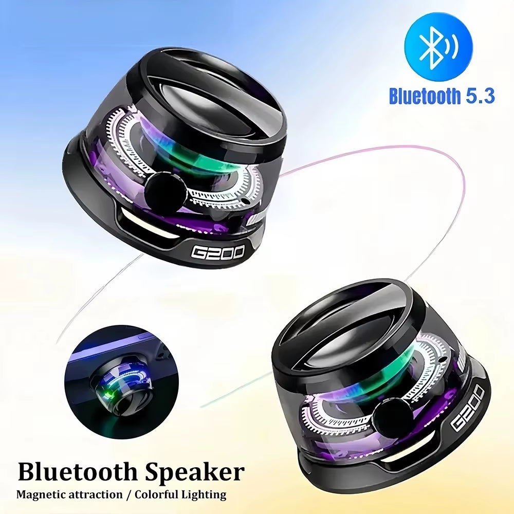 Bluetooth 5.3 Speaker Mini Speaker Portable Magnetic Speaker Multifunctional RGB Speaker for PC Macbook XIAOMI HUAWEI Iphone