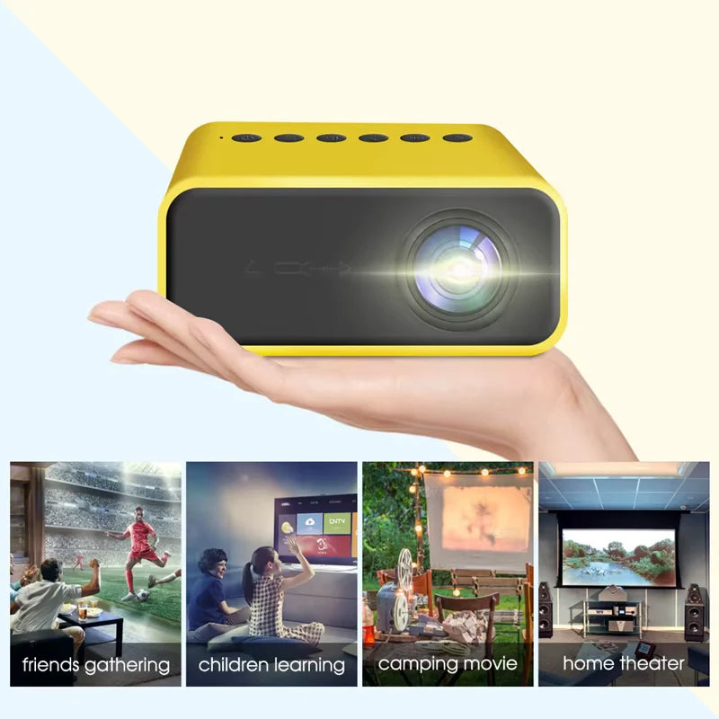 Xiaomi Mini Projector Portable Home Projector 8K HD Projector Indoor Entertainment Bedroom Game Theater Children'S Projector