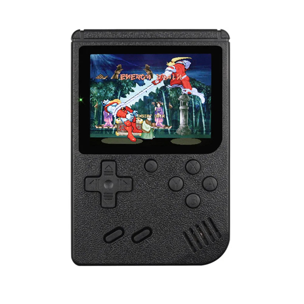 TECHODIB 400-in-1 Mini Handheld Game Console | Portable Retro 8-Bit Video Player with 3.0-Inch Color LCD Screen