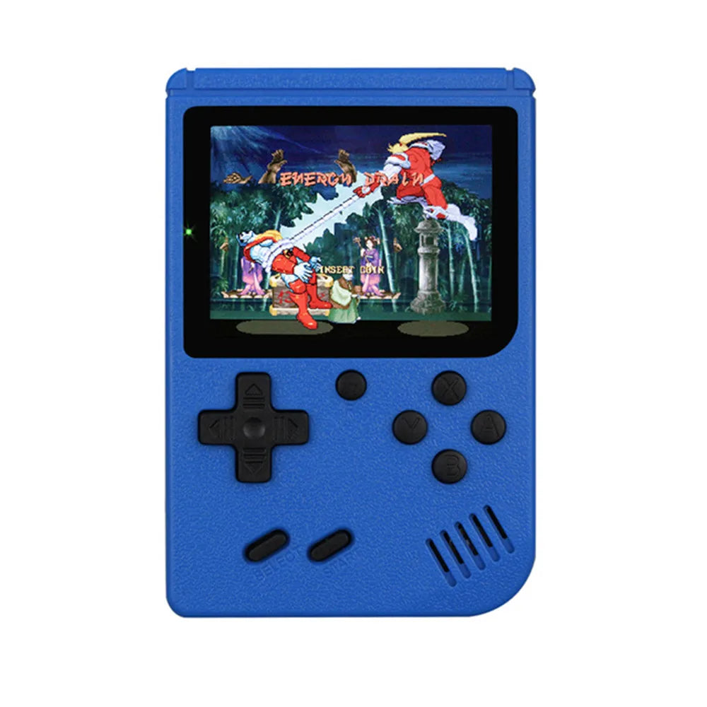TECHODIB 400-in-1 Mini Handheld Game Console | Portable Retro 8-Bit Video Player with 3.0-Inch Color LCD Screen
