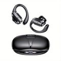 Lenovo XT80 Wireless Bluetooth 5.3 Headphones | True Wireless Earphones with Mic, Noise Reduction & Waterproof Earhooks