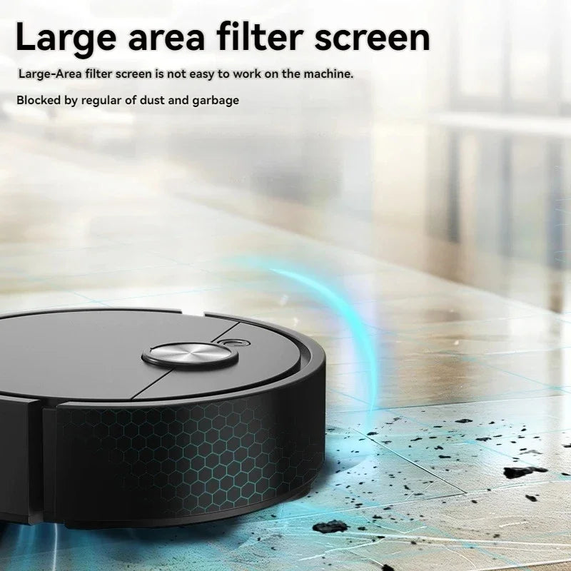 TECHODIB Smart Mini Vacuum Robot | Fully Automatic Sweeping, Mopping & Suction Cleaner