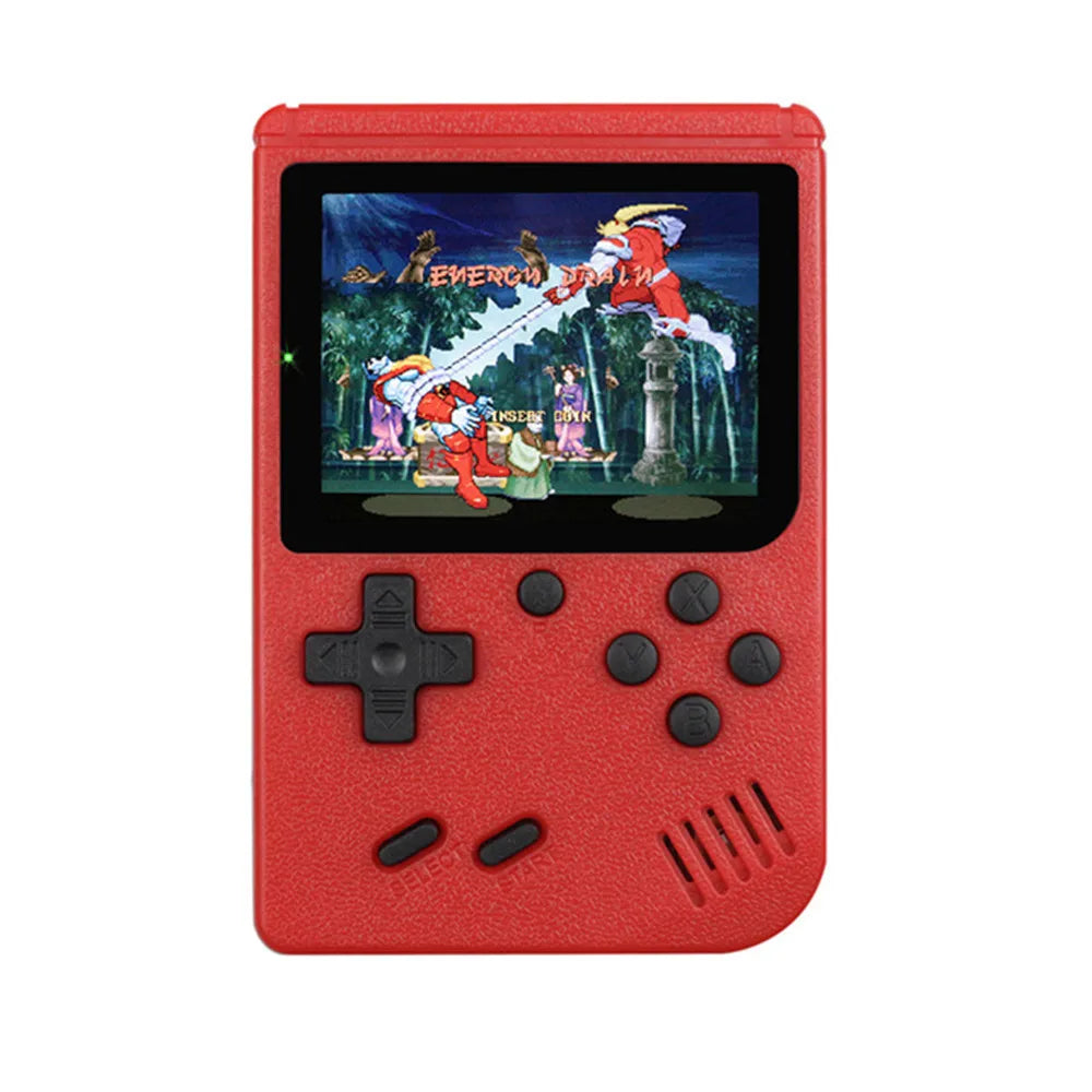 TECHODIB 400-in-1 Mini Handheld Game Console | Portable Retro 8-Bit Video Player with 3.0-Inch Color LCD Screen