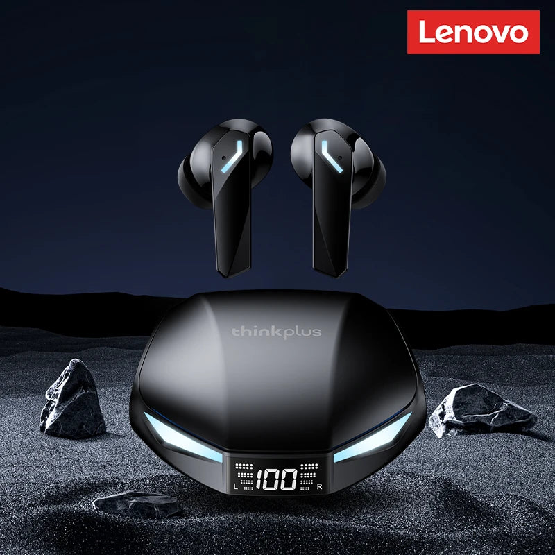Lenovo XT53 Wireless Bluetooth 5.4 Earbuds | LED Display, Waterproof, HD Call, Low Latency Gaming Headset