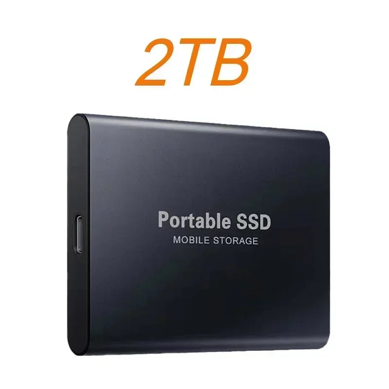 High-Speed Portable SSD – External Storage (USB 3.1) (2TB)
