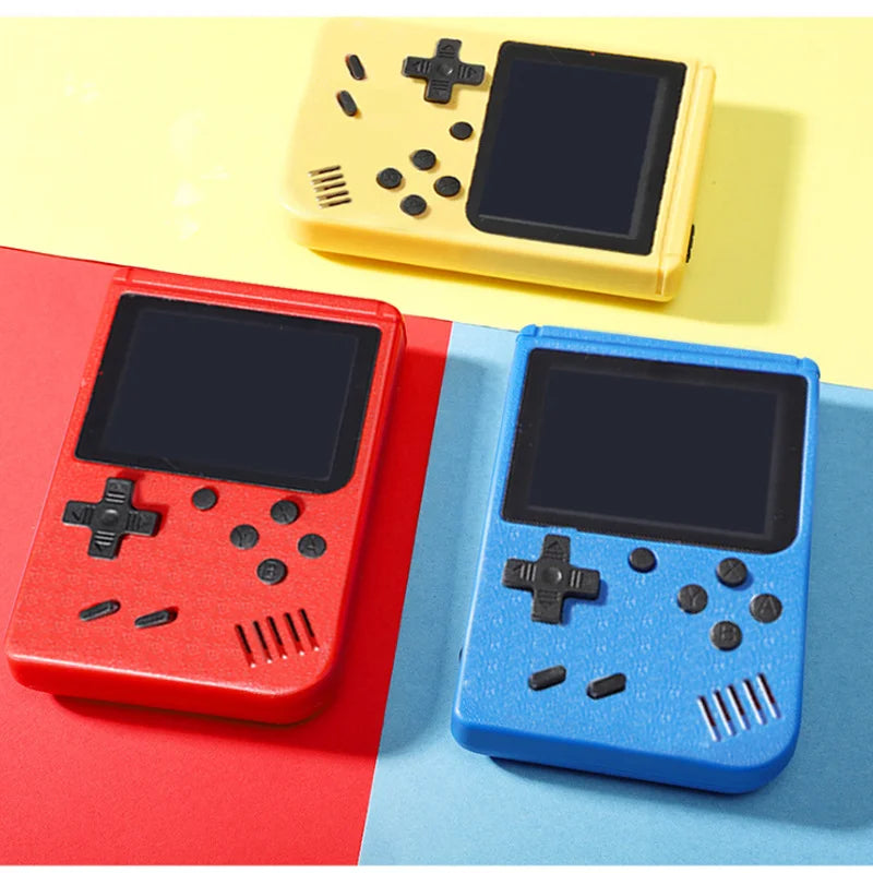 TECHODIB 400-in-1 Mini Handheld Game Console | Portable Retro 8-Bit Video Player with 3.0-Inch Color LCD Screen