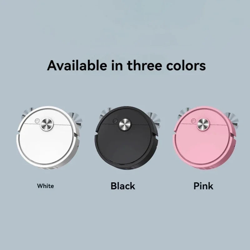 TECHODIB Smart Mini Vacuum Robot | Fully Automatic Sweeping, Mopping & Suction Cleaner