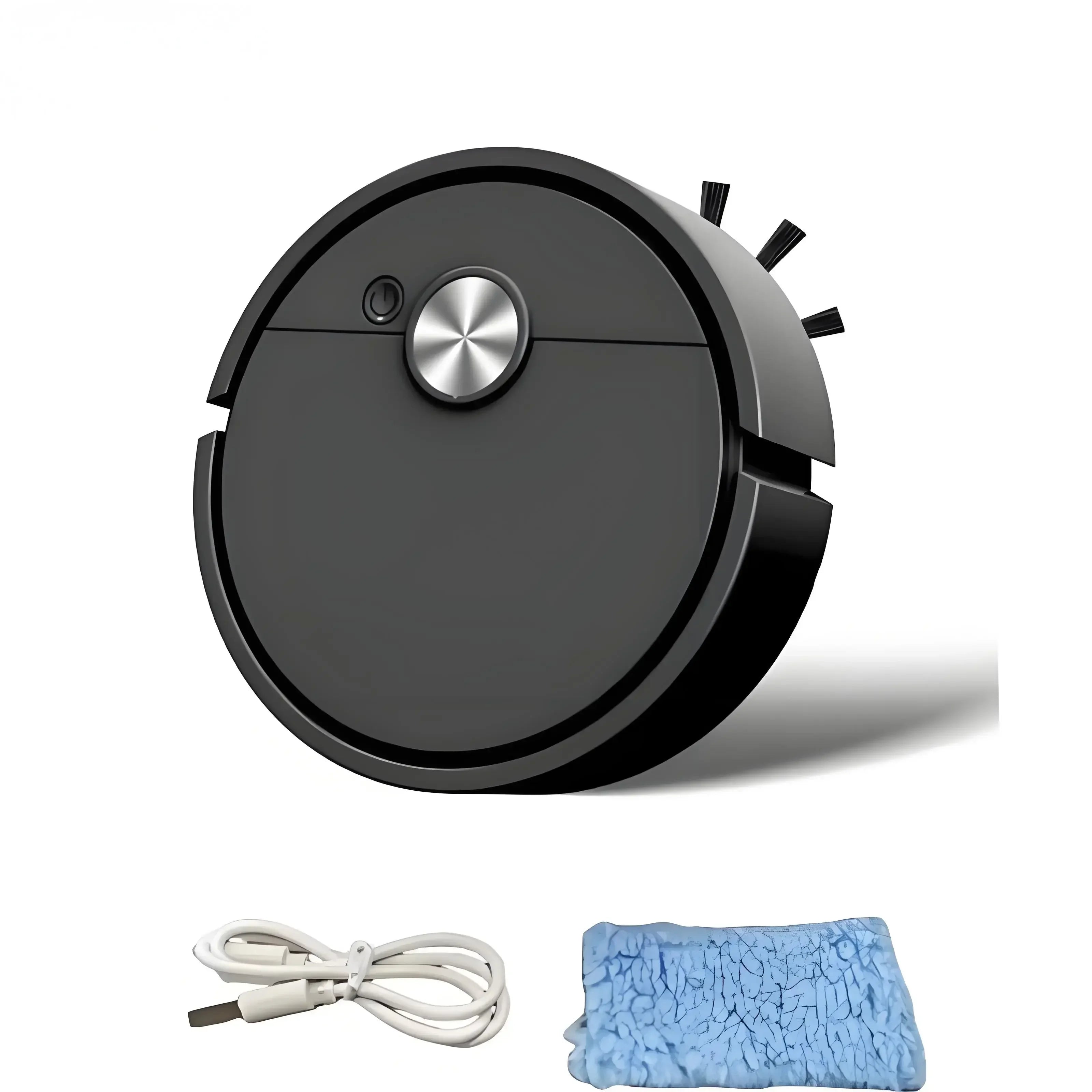 TECHODIB Smart Mini Vacuum Robot | Fully Automatic Sweeping, Mopping & Suction Cleaner