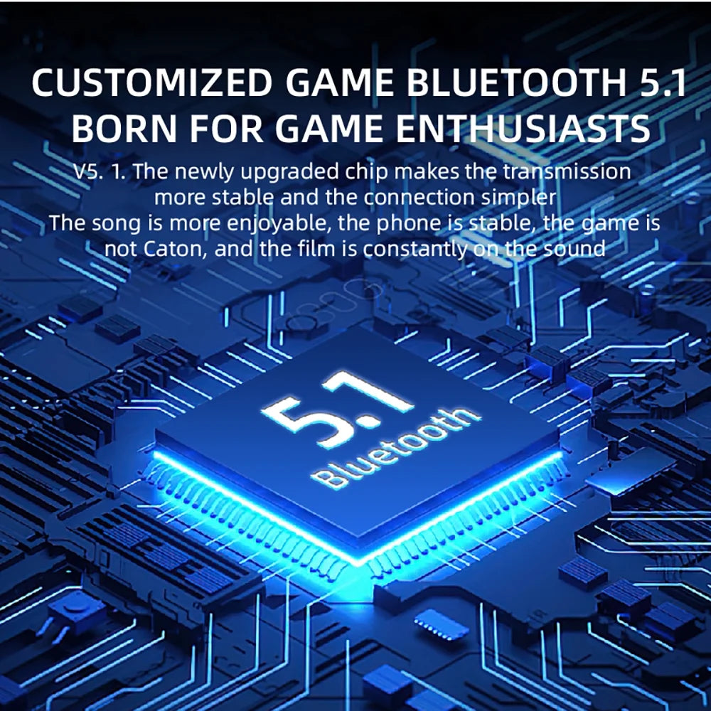 Mini Wireless Earbuds Bluetooth 5.1 with Microphone