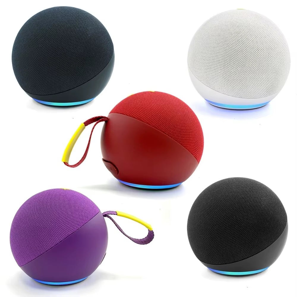 Subwoofer Wireless Bluetooth Speaker Spherical Card-Insertion Card Smart Bluetooth Speaker Multi-Color USB Outdoor Small Speaker