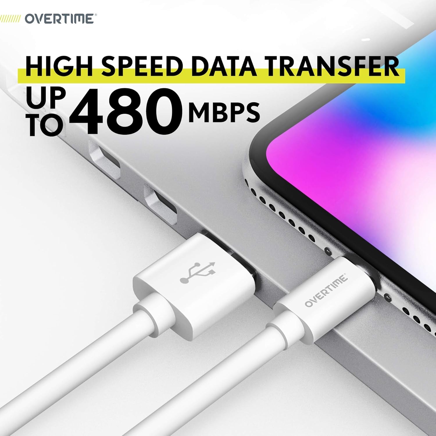 Iphone Lightning Cable, Mfi Certified, Portable & Smart Charging USB a to Lightning Cable, Ultra-Fast Apple Charging Cord, 6Ft Iphone Charger Cord Compatible with Iphone | Ipad | Ipod