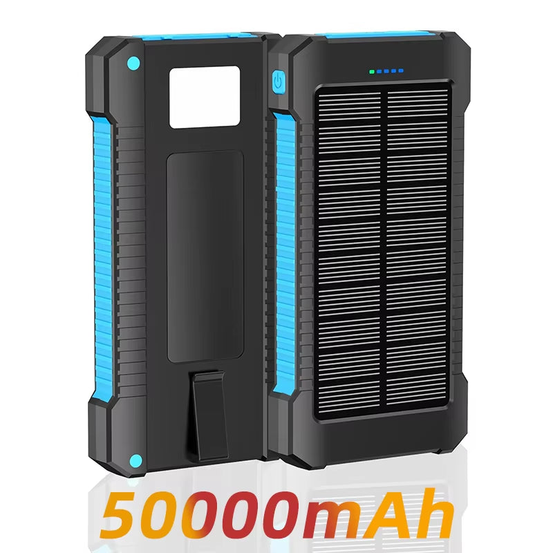 Xiaomi 50000Mah Large-Capacity Portable Outdoor Power Bank Waterproof Solar Charging Emergency Power Bank for Iphone Samsung