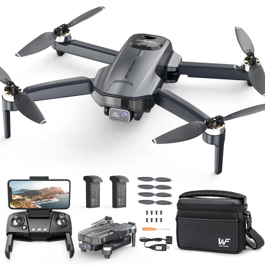 WF31 Drones with Camera for Adults 4K, GPS Foldable Quadcopter, 50 Min Flight Time, Black