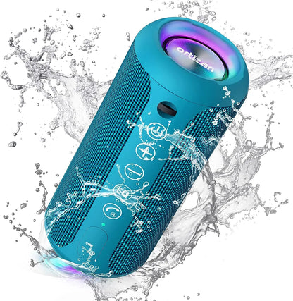 X10 Bluetooth Speaker Enhanced Bass Portable Speaker with TF Card Slot 30H Playtime IPX7 Waterproof Speaker for Camping