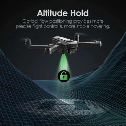 WF20 Drone with Camera for Kids 1080P FPV Dron Toys with Brushless Motor, 2 Batteries, Black