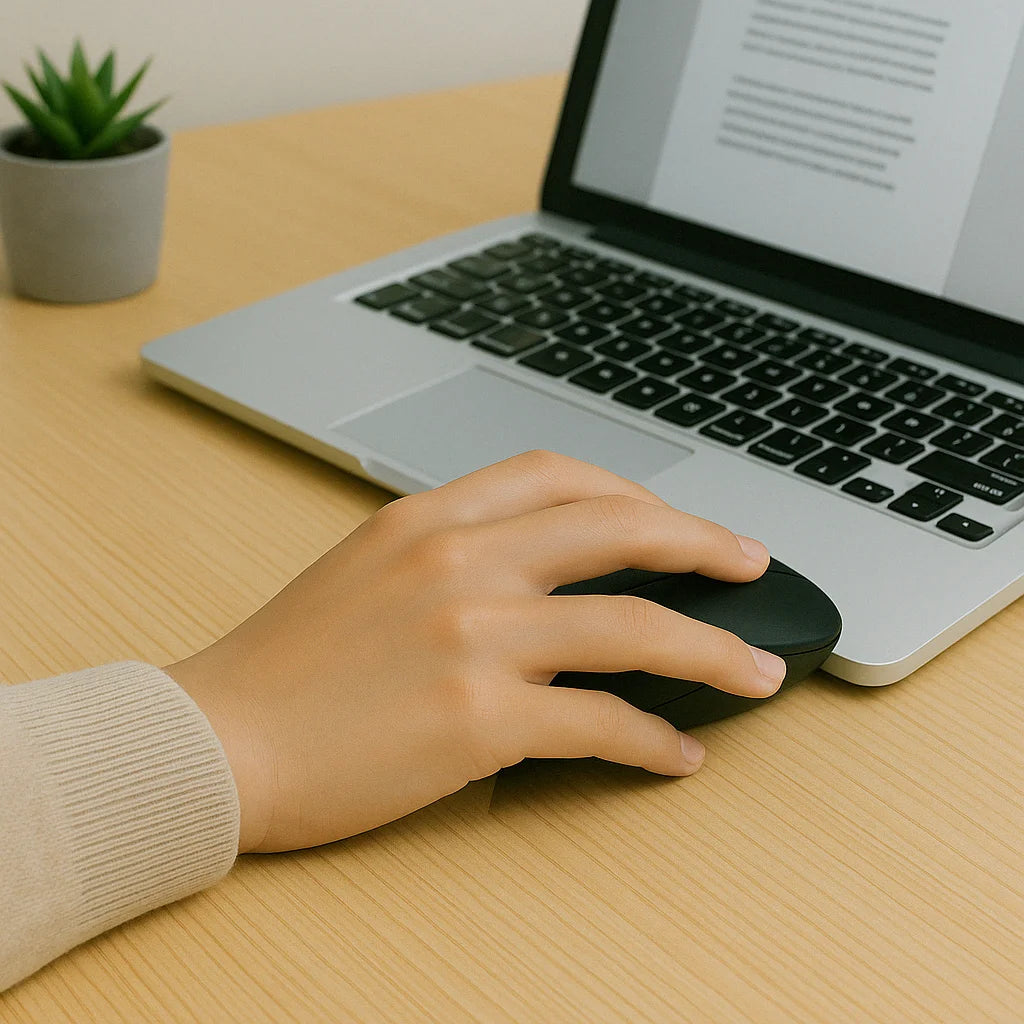 Rechargeable Wireless Bluetooth Mouse for Laptop, PC, Ipad, Notebook, and Chromebook