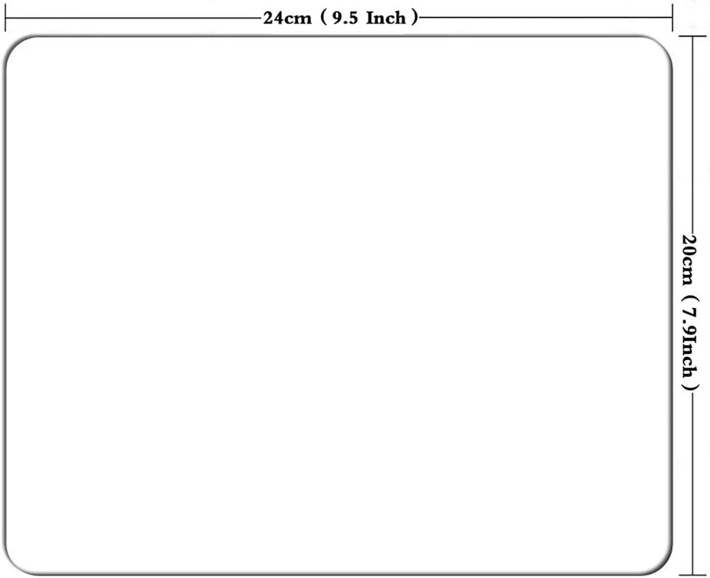 Checkerboard Mouse Pad Geometric Checkered Plaid Pattern Black and White Mouse Mat Non-Slip Rubber Base Mousepad for Computer Laptop PC Gaming Working Office & Home 9.5X7.9 Inch